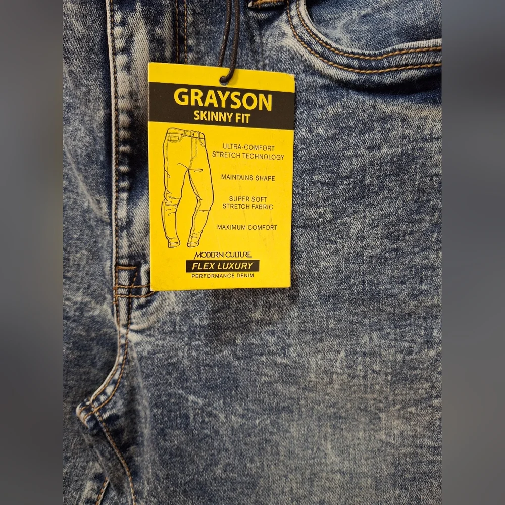 Stylish Men's Denim Skinny Jeans